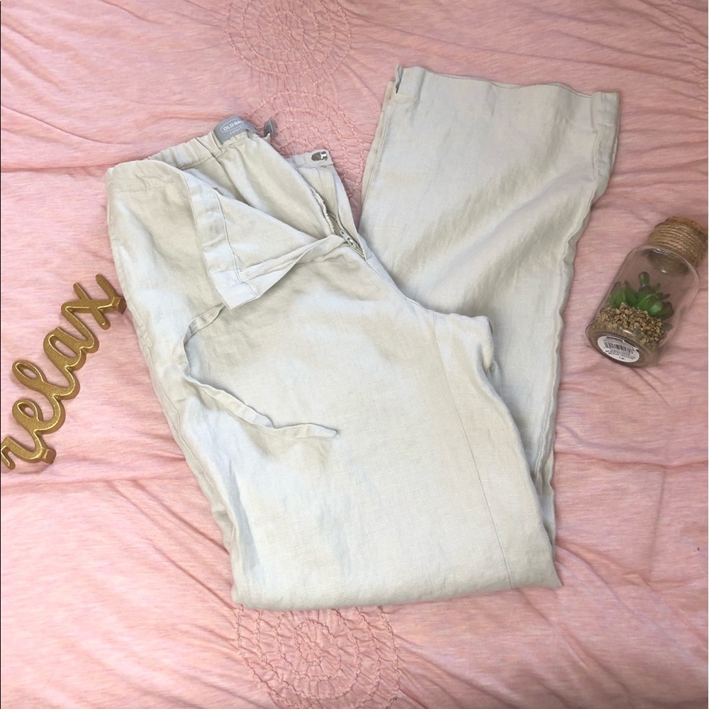 4/25 sale Old Navy Linen pants size 6